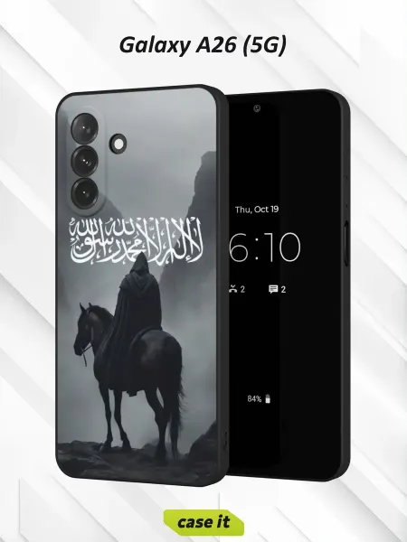Case it Чехол на Samsung A26 (5G)с принтом чёрный всадник
