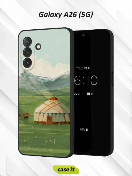 Case it Чехол на Samsung A26 (5G)с принтом Дом в горах