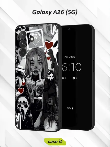 Case it Чехол на Samsung A26 (5G)с принтом Готическая девушка
