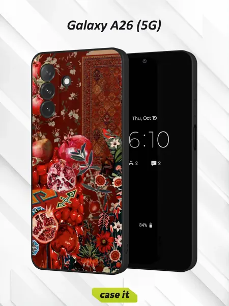 Case it Чехол на Samsung A26 (5G)с принтом Гранат
