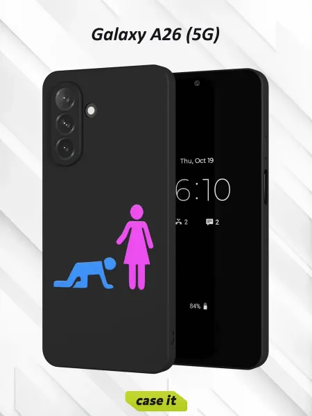 Case it Чехол на Samsung A26 (5G)с принтом Мужчина и женщина