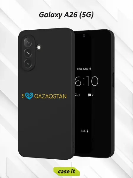 Case it Чехол на Samsung A26 (5G)с принтом Я люблю Казахстан
