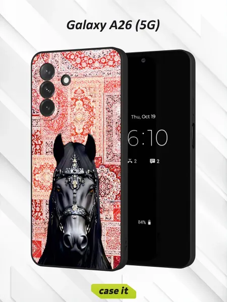 Case it Чехол на Samsung A26 (5G)с принтом лошадь на ковре
