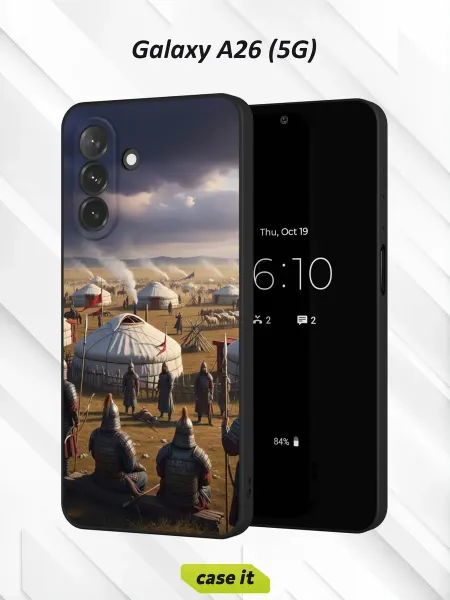 Case it Чехол на Samsung A26 (5G)с принтом лагерь кочевников