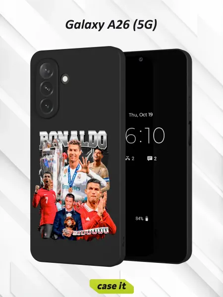 Case it Чехол на Samsung A26 (5G)с принтом Криштиану Роналду