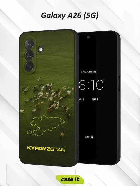 Case it Чехол на Samsung A26 (5G)с принтом Кыргызстан