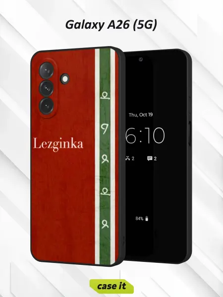 Case it Чехол на Samsung A26 (5G)с принтом Лезгинка