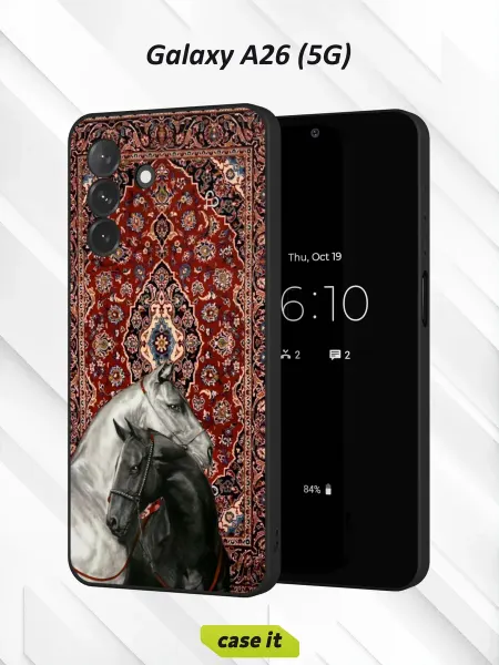 Case it Чехол на Samsung A26 (5G)с принтом Лошади