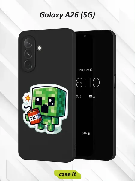 Case it Чехол на Samsung A26 (5G)с принтом Майнкрафт