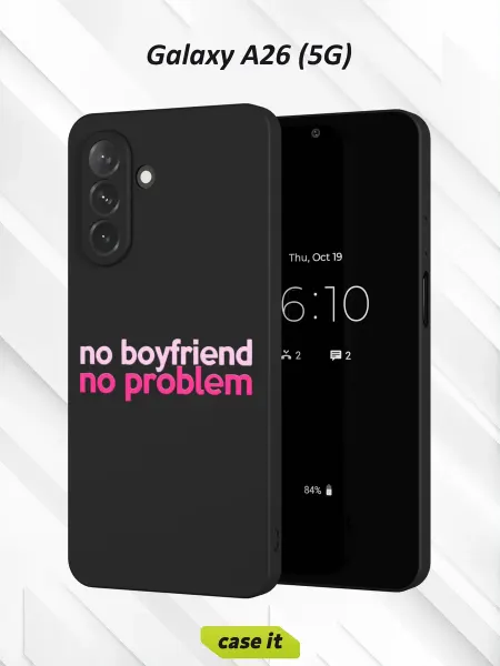 Case it Чехол на Samsung A26 (5G)с принтом Надпись
