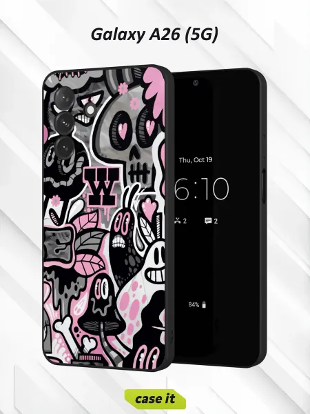 Case it Чехол на Samsung A26 (5G)с принтом Рожицы