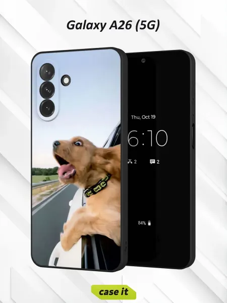 Case it Чехол на Samsung A26 (5G)с принтом Собачка