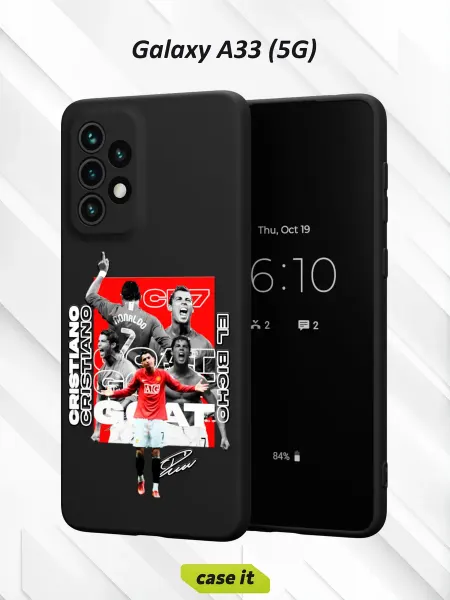 Case it Чехол на Samsung A33 5G принт Cristiano is a football player