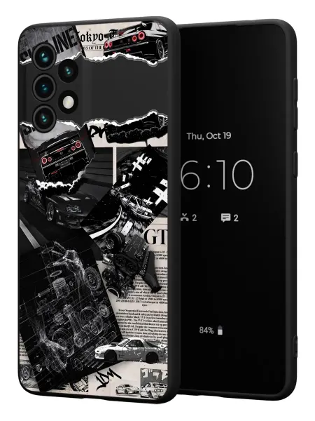 PBl store Чехол на Samsung A33 5G с принтом skyline gtr