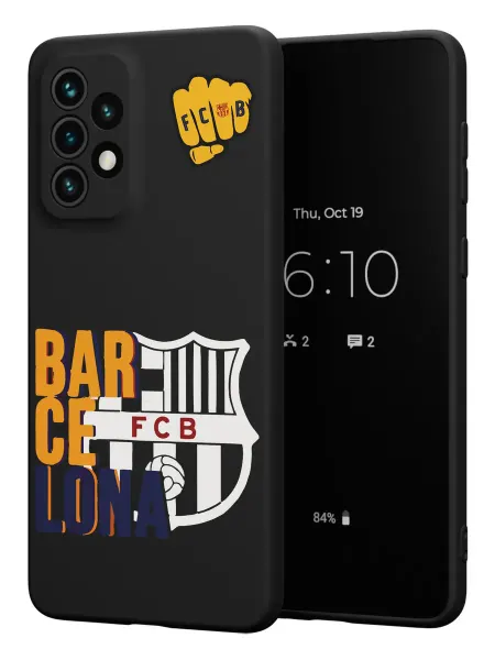 PBl store Чехол на Samsung A33 5G с принтом ФК Барселона