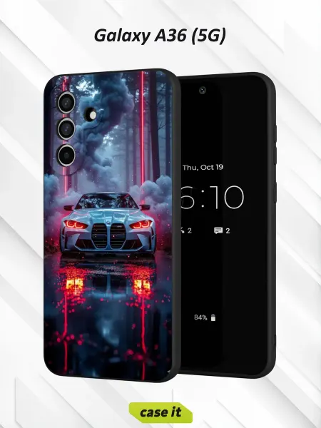 Case it Чехол на Samsung A36 (5G) с принтом BMW M4 car