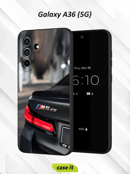 Case it Чехол на Samsung A36 (5G) с принтом BMW M5 CS car