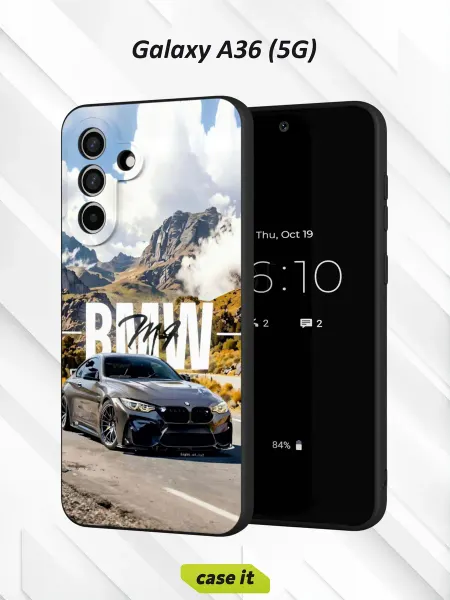 Case it Чехол на Samsung A36 (5G)с принтом BMW M4 (F82)