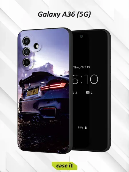 Case it Чехол на Samsung A36 (5G) с принтом Бампер BMW