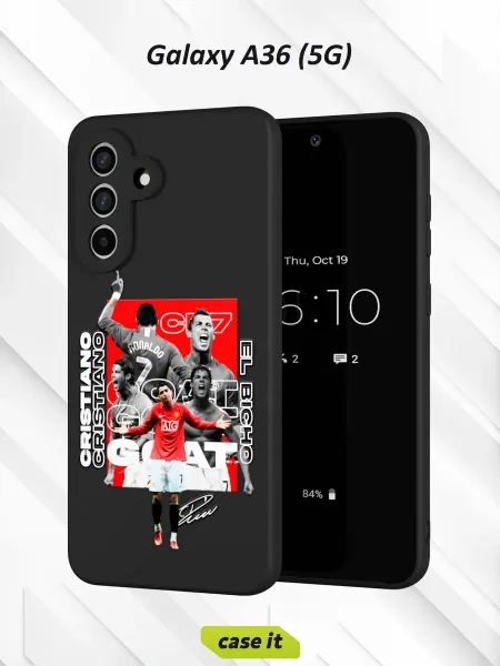 Case it Чехол на Samsung A36 (5G) Cristiano is a football player