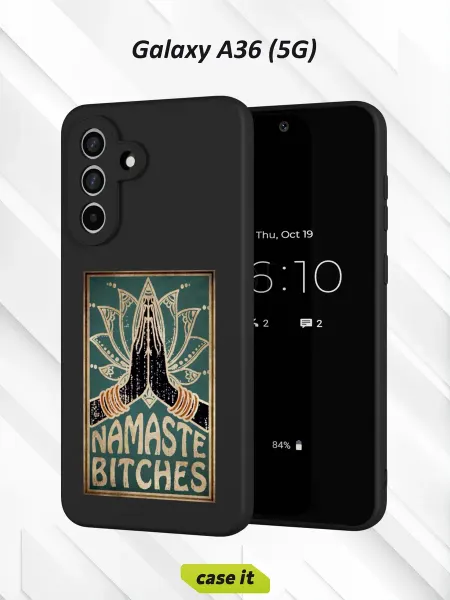 Case it Чехол на Samsung A36 (5G)с принтом Namaste
