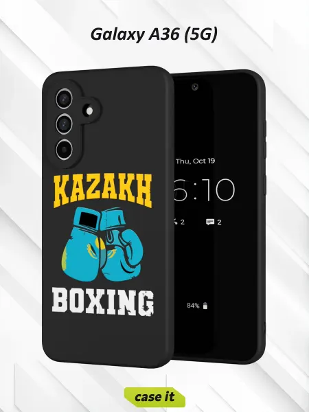 Case it Чехол на Samsung A36 (5G)с принтом Казахстан бокс