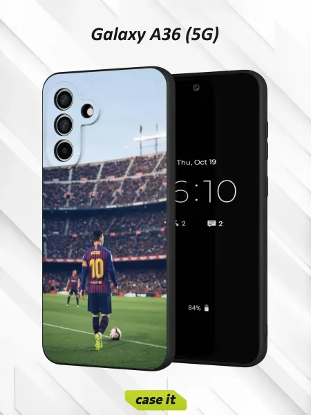 Case it Чехол на Samsung A36 (5G) с принтом Месси Лео
