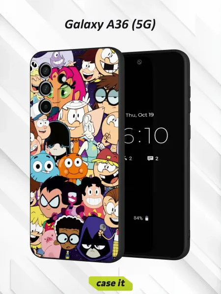 Case it Чехол на Samsung A36 (5G)с принтом Мультяшки