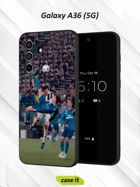 Case it Чехол на Samsung A36 (5G)с принтом Футбол