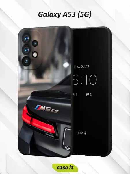 Case it Чехол на Samsung A53 5G с принтом BMW M5 CS car