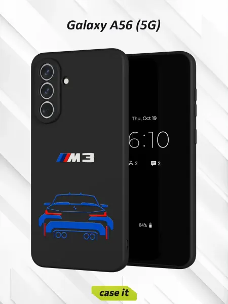 Case it Чехол на Samsung A56 (5G) с принтом BMW M3 в кузове G80