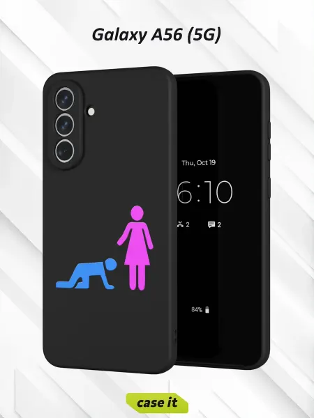 Case it Чехол на Samsung A56 (5G)с принтом Мужчина и женщина