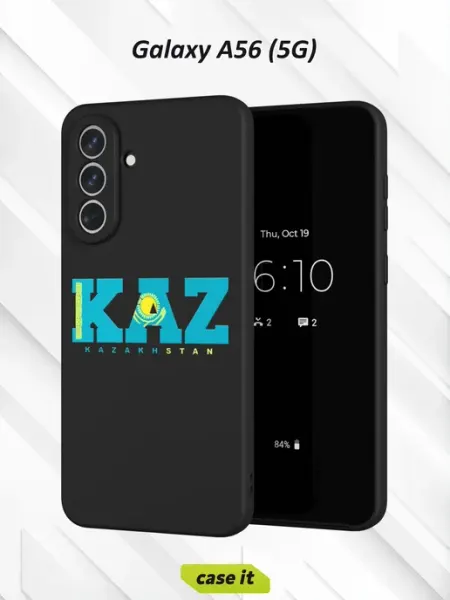 Case it Чехол на Samsung A56 (5G)с принтом Казахстан