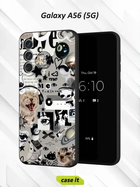 Case it Чехол на Samsung A56 (5G)с принтом Котик