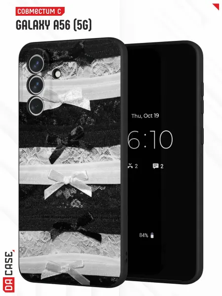 DACase Чехол на Samsung A56 5G с принтом Кружево