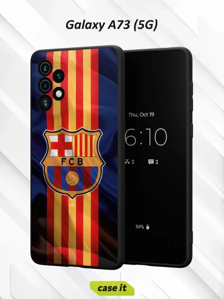 Case it Чехол на Samsung A73 5G a fragment of the Barcelona shape