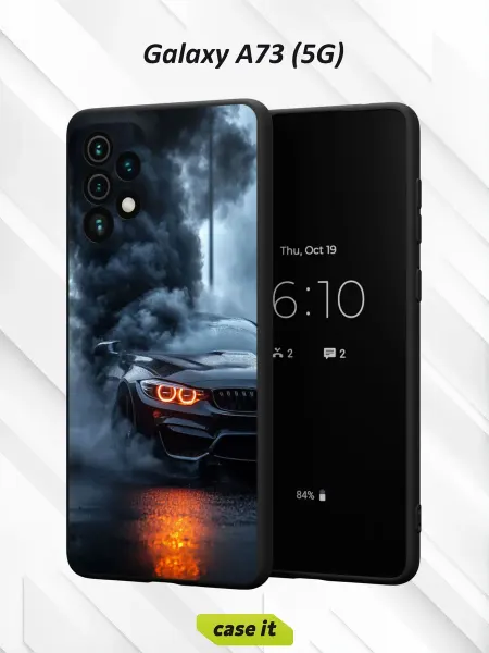 Case it Чехол на Samsung A73 5G с принтом BMW в дыму