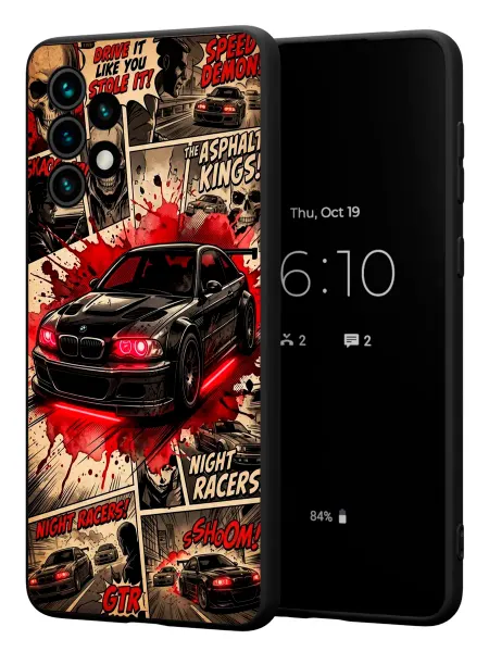 PBl store Чехол на Samsung A73 5G с принтом BMW gtr
