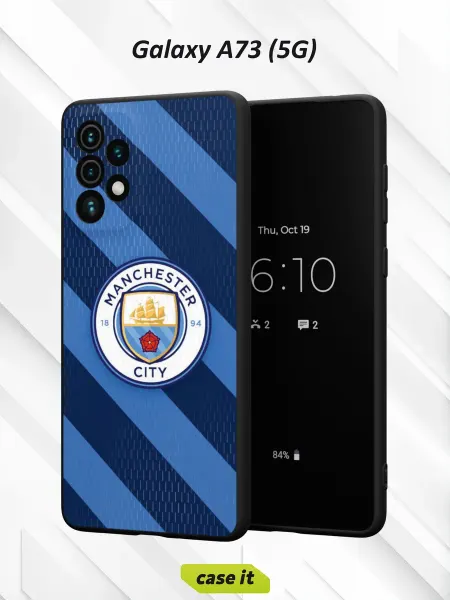 Case it Чехол на Samsung A73 5G с принтом Manchester City
