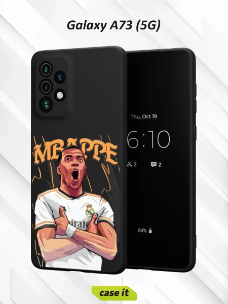 Case it Чехол на Samsung A73 5G с принтом star of Real Madrid