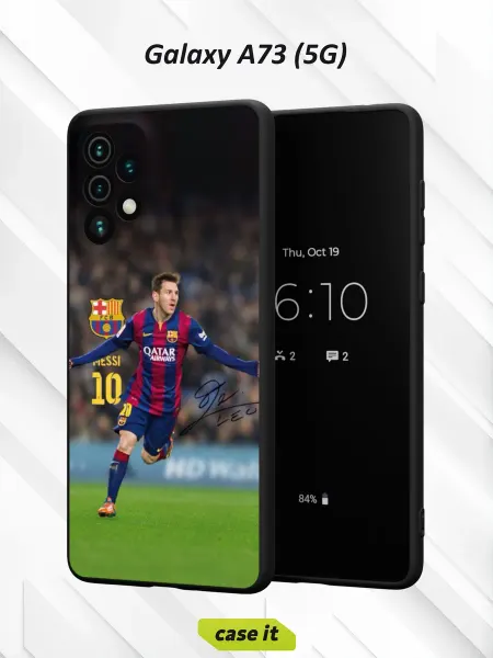 Case it Чехол на Samsung A73 5G Лионель Месси в форме «Барселоны»