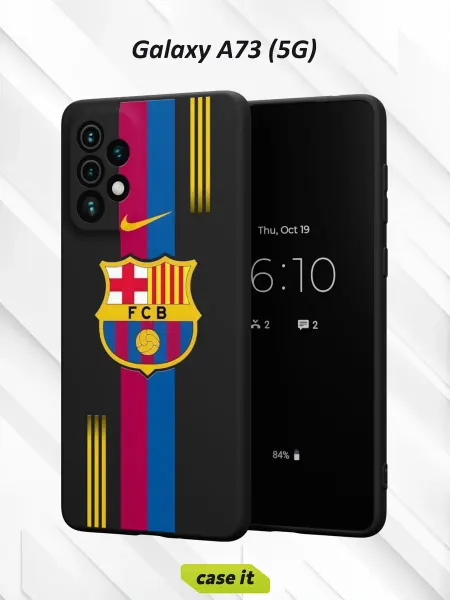 Case it Чехол на Samsung A73 5G с принтом фрагмент формы Барселоны