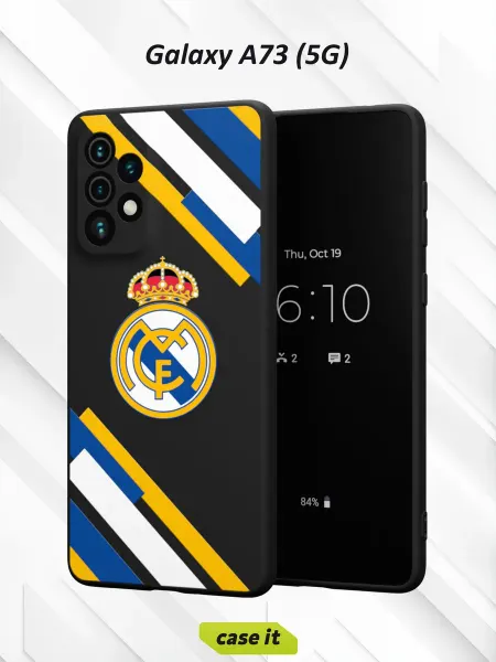 Case it Чехол на Samsung A73 5G с принтом Футбольный клуб Реал