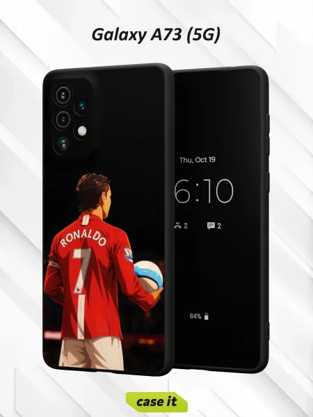Case it Чехол на Samsung A73 5G с принтом Криштиану Роналдусо спины