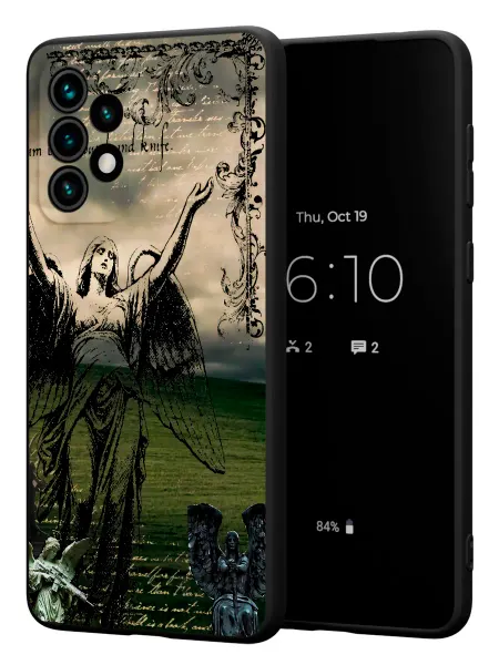 PBl store Чехол на Samsung A73 5G с принтом Ангел