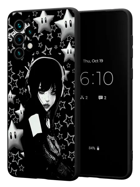 PBl store Чехол на Samsung A73 5G с принтом Аниме звездочки