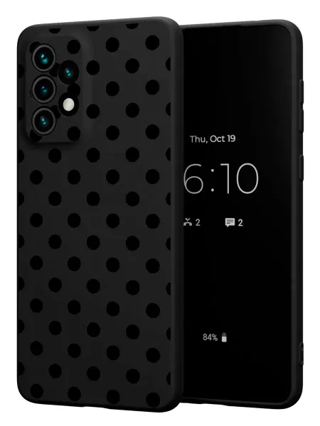 PBl store Чехол на Samsung A73 5G с принтом в горошек