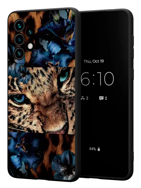 PBl store Чехол на Samsung A73 5G с принтом Леопард