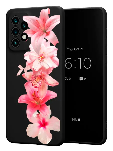 PBl store Чехол на Samsung A73 5G с принтом Лилии