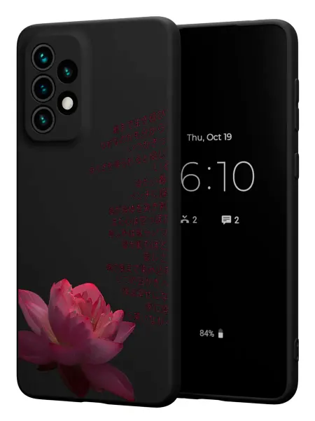PBl store Чехол на Samsung A73 5G с принтом Лотос